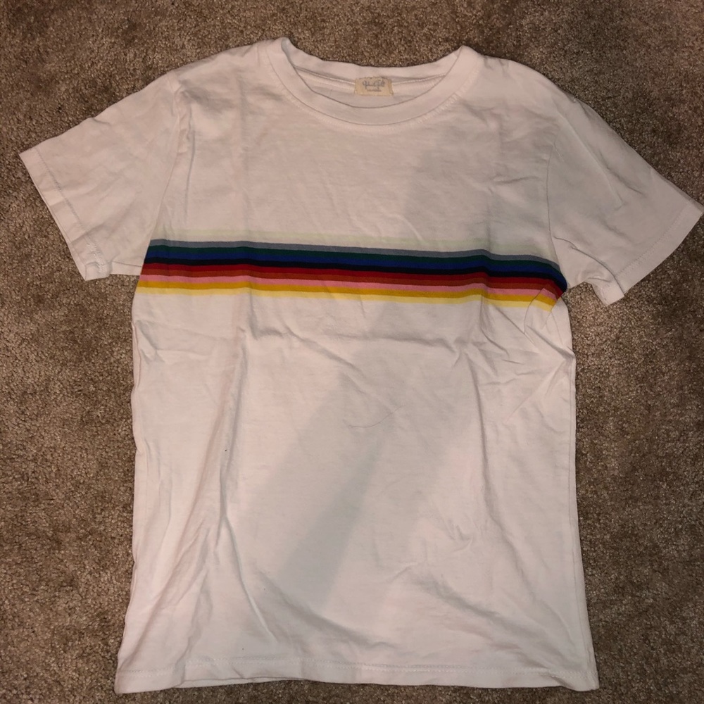 rainbow brandy melville shirt